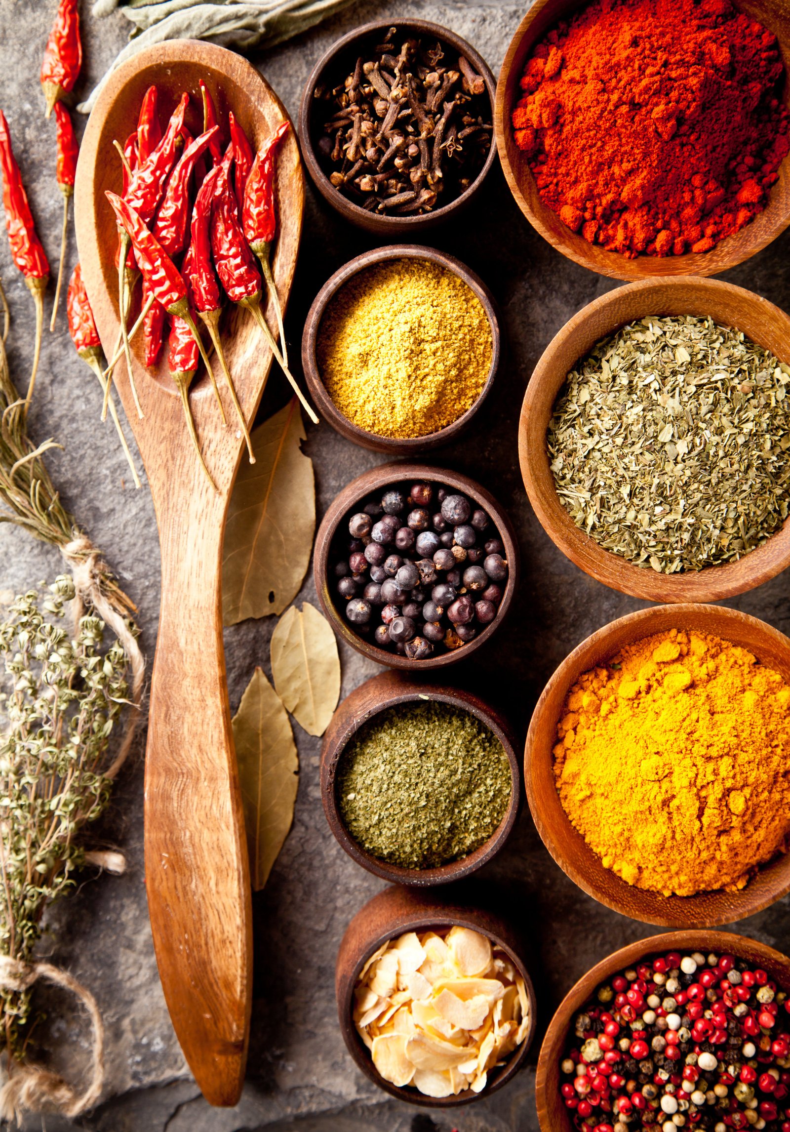 Asian spices and herbs